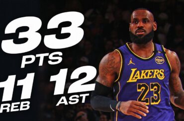 LeBron James Was UNSTOPPABLE In Madison Square Garden | February 1, 2025