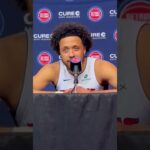 Cade Cunningham Reacts To MVP Chants #detroitpistons #detroitbasketball #pistons #cadecunningham