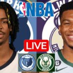 LIVE: MEMPHIS GRIZZLIES vs MILWAUKEE BUCKS | NBA | PLAY BY PLAY | SCOREBOARD