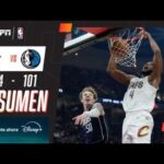 PALIZA DE LOS CAVS ANTE UNOS GOLPEADOS MAVERICKS EN CASA | Cleveland 144-101 Dallas | RESUMEN