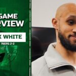 Derrick White Thought Mazzulla Would Pull Celtics Starters | Postgame 2-2