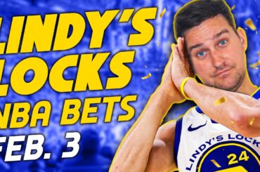 NBA Picks for EVERY Game Monday 2/3 | Best NBA Bets & Predictions | Lindy's Leans Likes & Locks