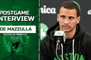 Joe Mazzulla Was PROUD to Coach Celtics in Comeback vs Sixers | Postgame Interview 2-2