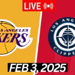 NBA LIVE! Los Angeles Clippers vs Los Angeles Lakers I NBA 2K25 February 3, 2025 I LAC vs LAL 2K