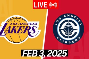 NBA LIVE! Los Angeles Clippers vs Los Angeles Lakers I NBA 2K25 February 3, 2025 I LAC vs LAL 2K