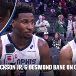 Jaren Jackson Jr. & Desmond Bane talk CLUTCH performances in Grizzlies' win vs. Bucks | NBA on ESPN