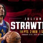 Julian Strawther Full Game Highlights vs. 76ers  📺 | 1/31/25