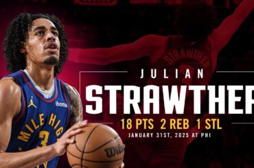 Julian Strawther Full Game Highlights vs. 76ers  📺 | 1/31/25