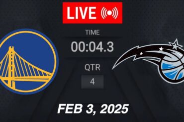 NBA LIVE! Golden State Warriors vs Orlando Magic | February 3, 2025 | 2025 NBA Season Live