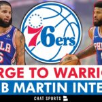 Paul George TRADE To The Golden State Warriors? 76ers Trade Rumors On Caleb Martin & Yabusele