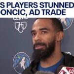 Timberwolves players stunned by Luka Doncic, Anthony Davis trade