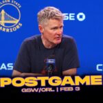 Warriors/Magic Postgame x Analysis: Wiggins, Moody, Coach Kerr Reactions | Feb 3, 2025
