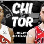 Chicago Bulls vs Toronto Raptors Full Game Highlights | Jan 31 | 2025 NBA Season