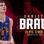 Christian Braun Full Game Highlights vs. 76ers  📺 | 1/31/25