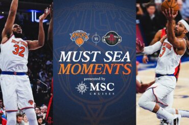 Knicks battle Houston Rockets for 124-118 victory at home | February 3, 2025 | FULL Game Highlights