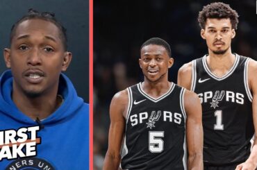 FIRST TAKE | "San Antonio are Playoff team" - Lou Williams reacts to De'Aaron Fox traded to Spurs