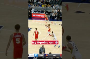 Trae going to work in the 3rd quarter! #nba #hawks #traeyoung #icetrae