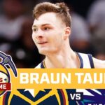 Christian Braun goes OFF and the Nuggets avoid an embarrassing loss to the Hornets