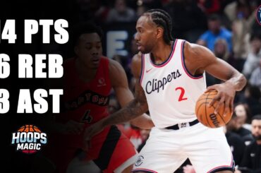 Kawhi Leonard Highlights (14pts) vs Toronto Raptors | NBA Season 24-25