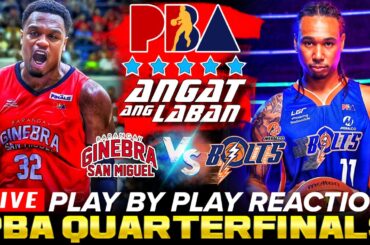 🔴BRGY GINEBRA vs MERALCO Bolts│ PBA COMMISIONERS' CUP 2025 Play-by-Play Reaction & Scoreboard