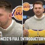 Luka Doncic introduced as a member of the Los Angeles Lakers [FULL PRESS CONFERENCE] | NBA on ESPN