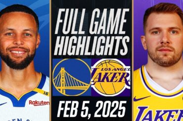 WARRIORS vs LAKERS FULL GAME HIGHLIGHTS FEBRUARY 5, 2025 NBA FULL GAME HIGHLIGHTS TODAY 2K25
