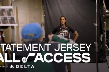 FIRST TIME in new statement jerseys ♒️ | Utah Jazz #AllAccess presented by Delta