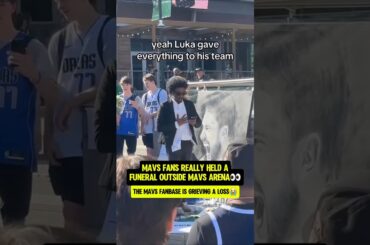 Mavs fans are LOSING IT right now😭