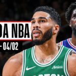 EMBIID volta com triplo-duplo contra os Mavs; CELTICS vencem o líder Cavaliers - Rodada NBA 04/02