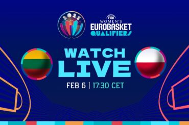 Lithuania v Poland | Full Basketball Game | FIBA Women's EuroBasket 2025 Qualifiers