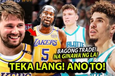 Teka lang! "Dalton knecht sa hornets at Mark Williams sa lakers!" sulit  ba ang ginawa ng lakers?