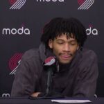 Shaedon Sharpe Postgame Interview | Portland Trail Blazers 108, Sacramento Kings 102 | Feb 6, 2025