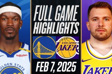 WARRIORS vs LAKERS FULL GAME HIGHLIGHTS FEBRUARY 7, 2025 NBA FULL GAME HIGHLIGHTS TODAY 2K25