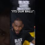 At Saturday’s game while mic’d up, Tyrese jokingly recreated LBJ’s viral mic’d up moment from 2020!