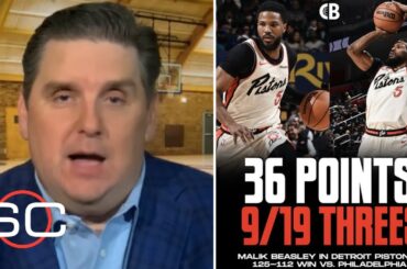 ESPN on Malik Beasley scored a career-high 36 Pts, Detroit Pistons beat Philadelphia 76ers 125-112