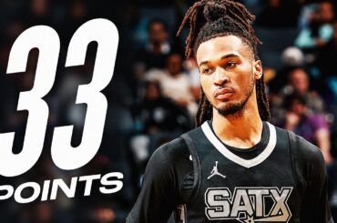 Stephon Castle's NEW CAREER-HIGH 33 Points! | February 7, 2025