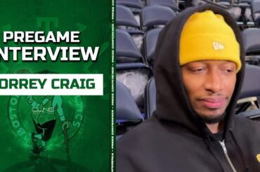 Torrey Craig First Boston Celtics Interview | OUT vs Knicks