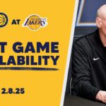 Indiana Pacers Postgame Media Availability at Los Angeles Lakers | February 8, 2025