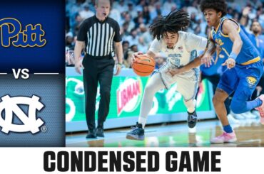 Pitt vs. North Carolina Condensed Game | 2024-25 ACC Men's Basketball