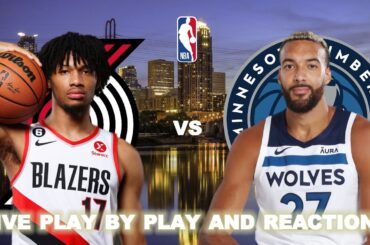 Portland Trail Blazers vs Minnesota Timberwolves Live Play-By-Play & Reactions