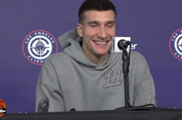 New Los Angeles Clippers Bogdan Bogdanović Introductory Press Conference. HoopJab NBA