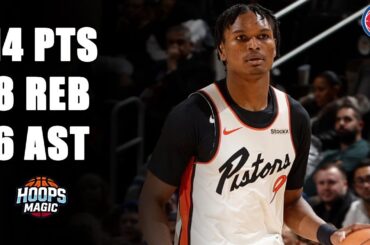 Ausar Thompson Highlights (14pts and 6ast) vs Philadelphia 76ers | NBA Season 24-25