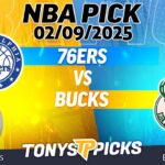 Philadelphia 76ers vs Milwaukee Bucks 2/9/25 NBA Pick Explained