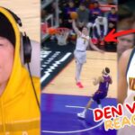 Reacting to Nuggets vs Suns Regular Season Game!