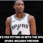 How's De'Aaron Fox fitting in with the San Antonio Spurs?