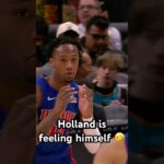 Ron Holland with the slick euro-step and lay!