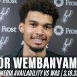 Victor Wembanyama Postgame vs Washington Wizards | 2.10.2025