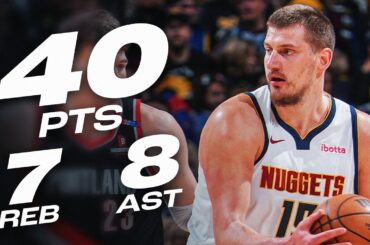 Nikola Jokić Is UNSTOPPABLE - 40 Points (68 FG%)! | February 10, 2025
