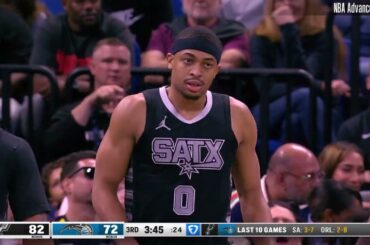 Stephon Castle 15 pts 3 reb 2 ast vs Orlando Magic | 2025-02-08