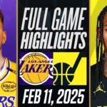 LAKERS vs JAZZ FULL GAME HIGHLIGHTS FEBRUARY 11, 2025 NBA FULL GAME HIGHLIGHTS TODAY 2K25